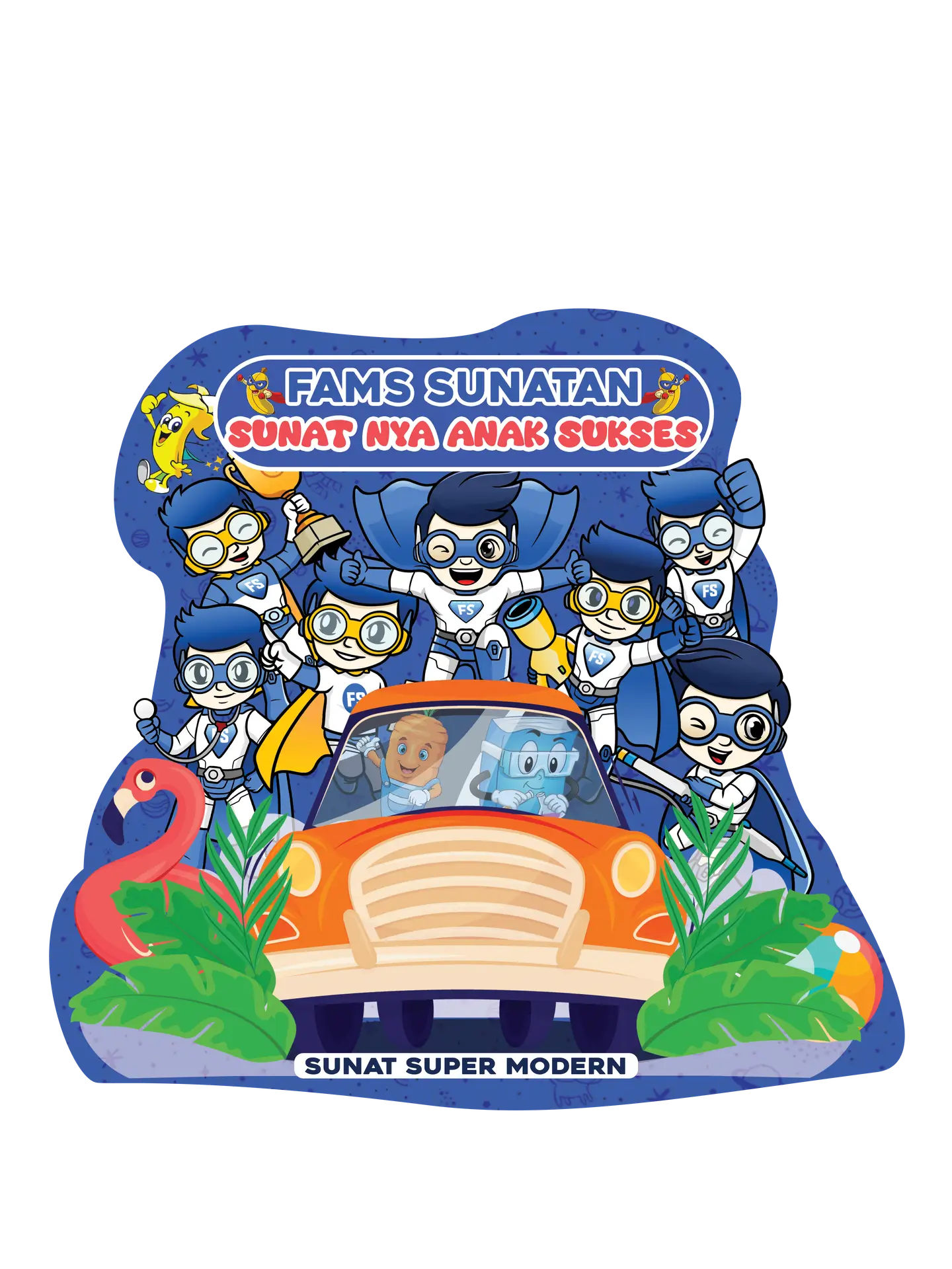 Maskot fams sunatan